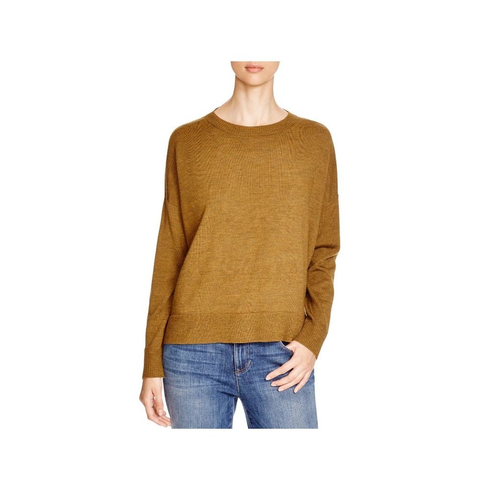 Eileen Fisher Italian Yarn Sweater XL Gold